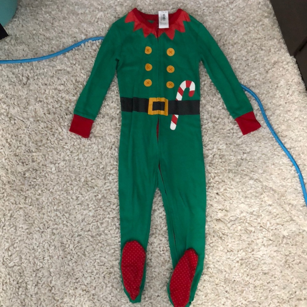 NWT toddler footie Christmas PJs